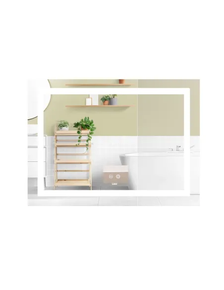 Зеркало для ванной Lidz Kubis LD78LF9049070, с LED-подсветкой, с антизапотеванием
