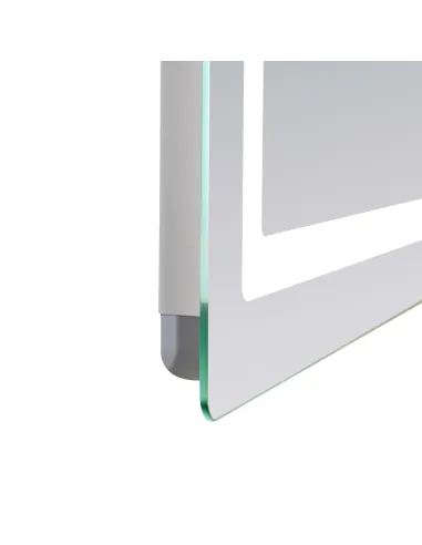 Зеркало для ванной Lidz Kubis LD78LF6141008048450, с LED-подсветкой, с антизапотеванием