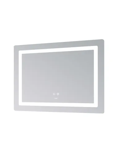Дзеркало для ванної кімнати Lidz Kubis LD78LF90448452, з LED-підсвічуванням, з антизапітнінням