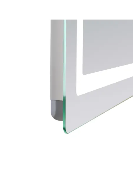 Зеркало для ванной Lidz Kubis LD78LF90448452, с LED-подсветкой, с антизапотеванием