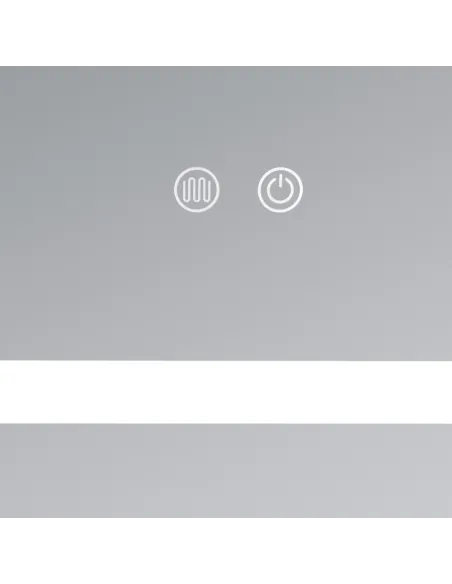 Дзеркало для ванної кімнати Lidz Kubis LD78LF9048070, з LED-підсвічуванням, з антизапітнінням