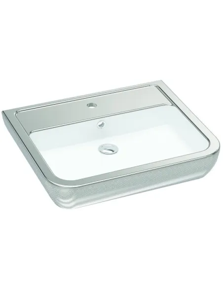 Умивальник Idevit Halley 3201-0455-1201 (45х60 см, з отвором) - 1