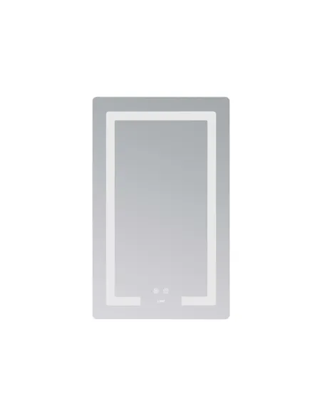 Дзеркало для ванної кімнати Lidz Kubis LD78LF936508048448, з LED-підсвічуванням, з антизапітнінням