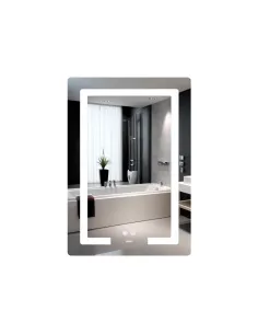 Зеркало для ванной Lidz Kubis LD78LF937608048449, с LED-подсветкой, с антизапотеванием