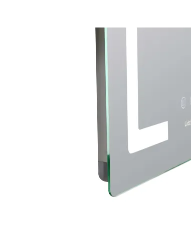 Дзеркало для ванної кімнати Lidz Kubis LD78LF937608048449, з LED-підсвічуванням, з антизапітнінням