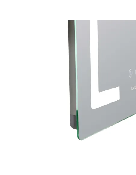 Зеркало для ванной Lidz Kubis LD78LF937608048449, с LED-подсветкой, с антизапотеванием