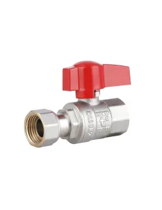 Кран шаровой Thermo Alliance Standart TAS260W15 ВВ 1/2 дюйма прямой с накидной гайкой