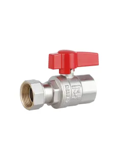 Кран шаровой Thermo Alliance Standart TAS260W20 ВВ 3/4 дюйма прямой с накидной гайкой