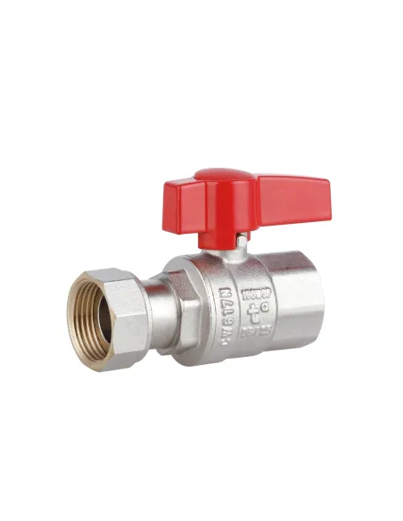 Кран шаровой Thermo Alliance Standart TAS260W20 ВВ 3/4 дюйма прямой с накидной гайкой