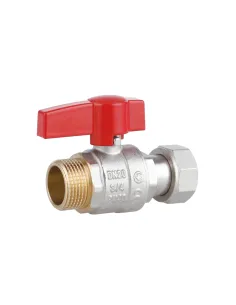 Кран шаровой Thermo Alliance Standart TAS261W20 ВН 3/4 дюйма прямой с накидной гайкой