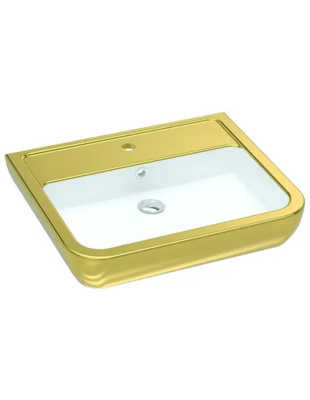 Умивальник Idevit Halley 3201-0455-11 (45х60 см, з отвором) - 1