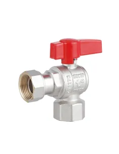 Кран шаровой Thermo Alliance Standart TAS223W20 ВВ 3/4 дюйма угловой с накидной гайкой