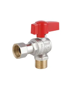 Кран шаровой Thermo Alliance Standart TAS224W15 ВН 1/2 дюйма угловой с накидной гайкой