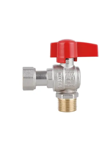 Кран шаровой Thermo Alliance Standart TAS224W15 ВН 1/2 дюйма угловой с накидной гайкой