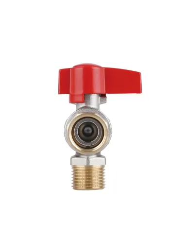 Кран шаровой Thermo Alliance Standart TAS224W15 ВН 1/2 дюйма угловой с накидной гайкой