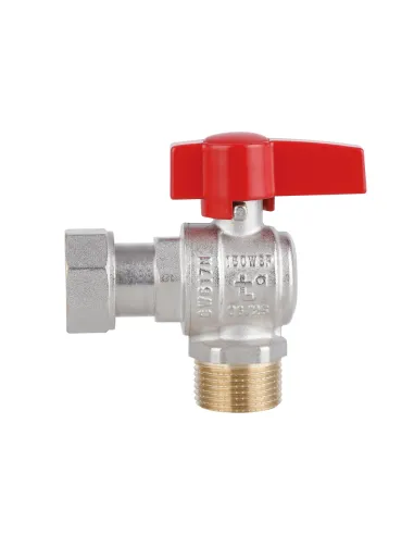 Кран шаровой Thermo Alliance Standart TAS224W20 ВН 3/4 дюйма угловой с накидной гайкой