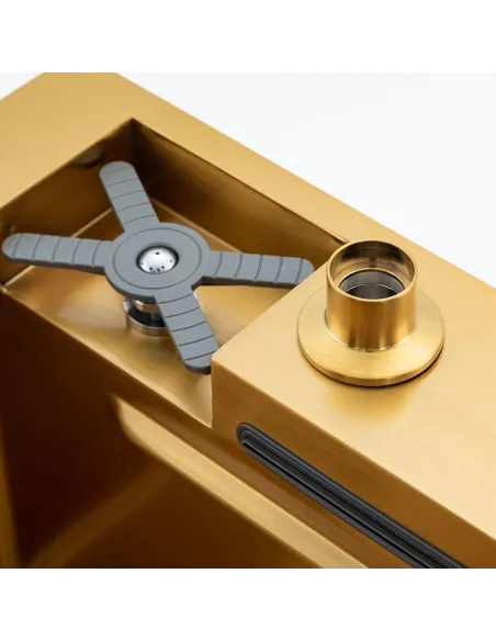 Мойка для кухни прямоугольная Gappo GS7547-13, 750x470x220 мм, нержавеющая сталь