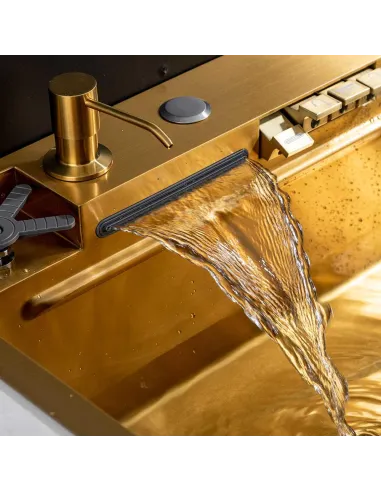 Мойка для кухни прямоугольная Gappo GS7547-13, 750x470x220 мм, нержавеющая сталь