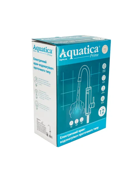 Смеситель для кухни Aquatica s96 9796113, 3.3 кВт, с подогревом воды