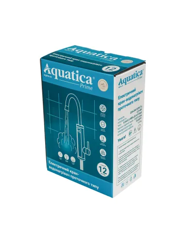 Смеситель для кухни Aquatica s96 9796113, 3.3 кВт, с подогревом воды