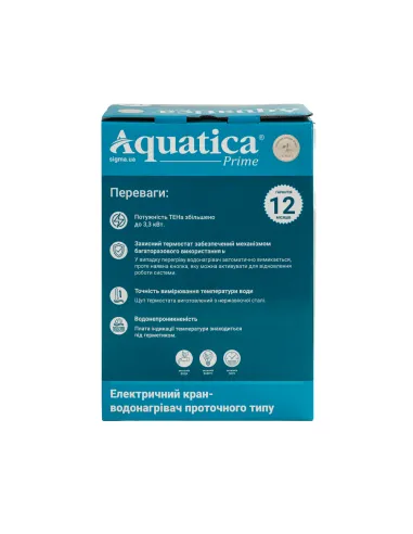 Змішувач для кухні Aquatica s96 9796133, 3.3 кВт, з підігрівом води