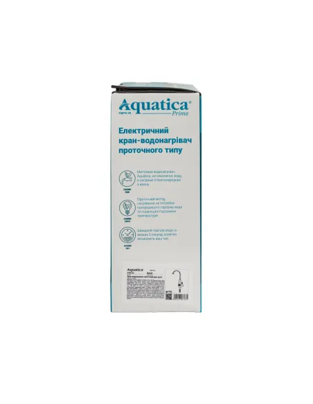 Смеситель для кухни Aquatica s96 9796133, 3.3 кВт, с подогревом воды