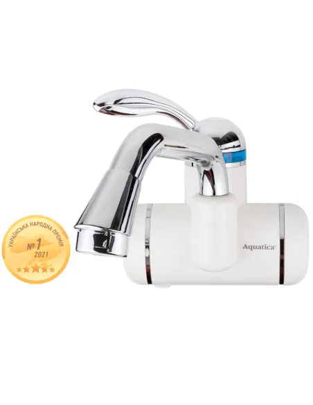 Смеситель для умывальника Aquatica LZ-6A211W, 3.0 кВт, с подогревом воды