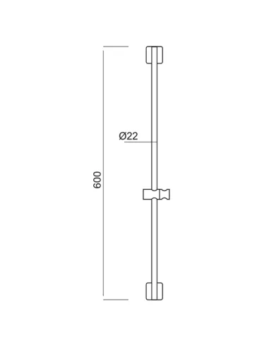Душевая стойка Aquatica 65A 9792165 нержавеющая сталь, с душевым набором