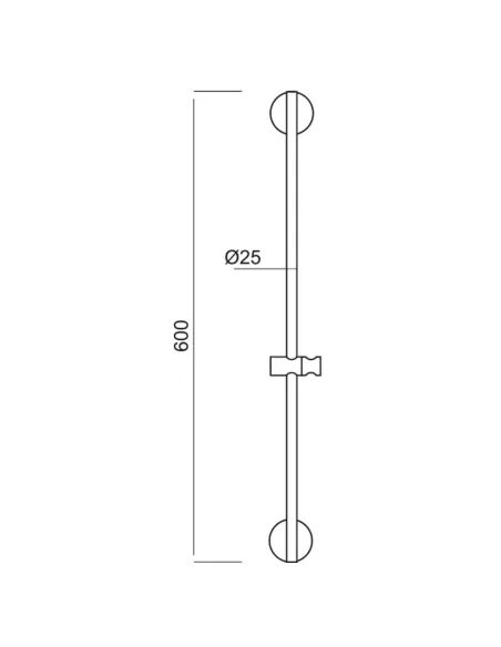 Душова стійка Aquatica 75A 9792175 нержавіюча сталь, з душовим набором