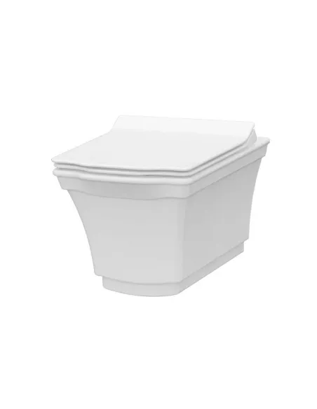 Сидіння для унітазу Idevit Neo Classic Soft Close Slim 53-02-06-011 (з кришкою, прямокутне, Duroplast, Soft Close) - 2