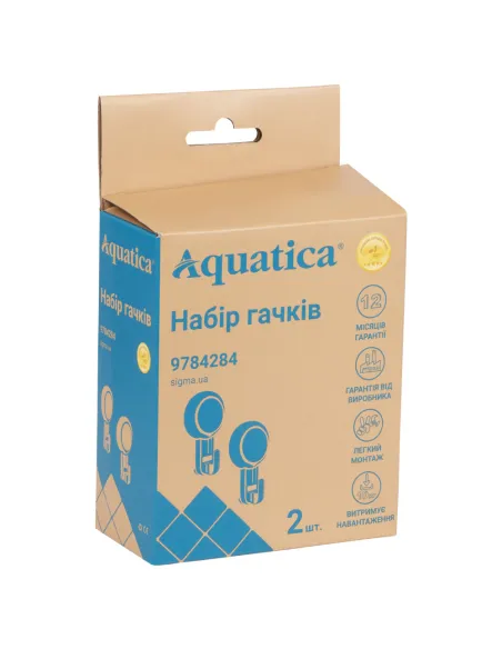 Крючок для полотенец Aquatica s42 9784284 на вакуумной присоске