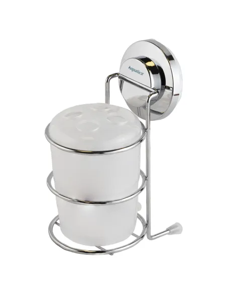 Стакан для ванной комнаты Aquatica s38 9783825 стекло, на вакуумной присоске