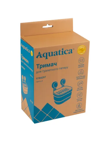 Держатель для туалетной бумаги Aquatica s42 9784297 на вакуумной присоске