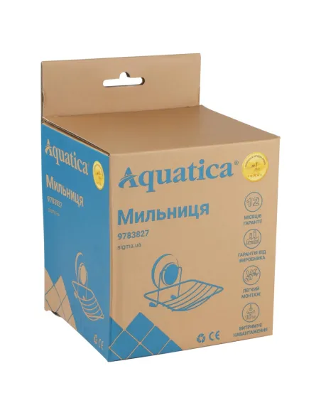 Мильниця Aquatica s38 9783827 настінна, на вакуумній присосці