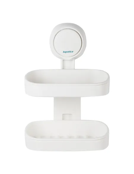 Мыльница Aquatica s42 9784290 настенная, двойная, на вакуумной присоске