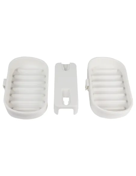 Мыльница Aquatica s42 9784290 настенная, двойная, на вакуумной присоске