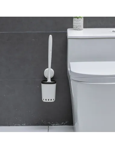 Ершик для унитаза Aquatica s42 9784298 настенный, на вакуумной присоске