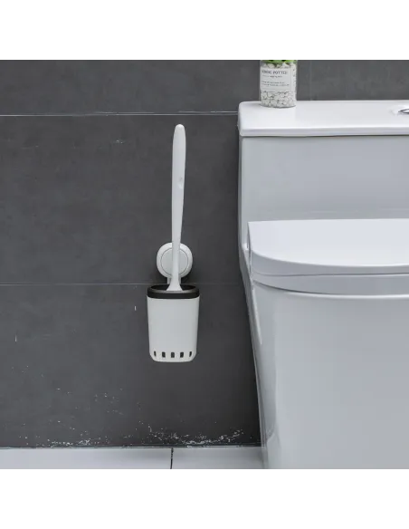 Ершик для унитаза Aquatica s42 9784298 настенный, на вакуумной присоске