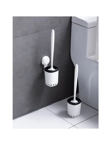 Ершик для унитаза Aquatica s42 9784298 настенный, на вакуумной присоске