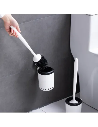 Ершик для унитаза Aquatica s42 9784298 настенный, на вакуумной присоске