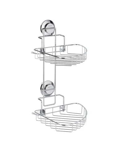 Кошик для ванної кімнати Aquatica s38 9783832 подвійний, на вакуумній присосці