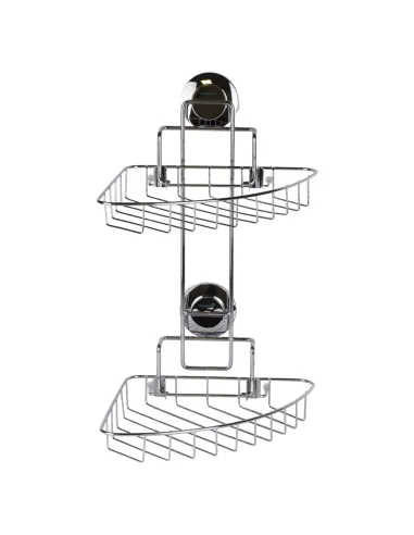 Кошик для ванної кімнати Aquatica s38 9783832 подвійний, на вакуумній присосці