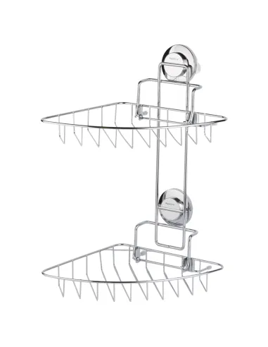 Кошик для ванної кімнати Aquatica s38 9783832 подвійний, на вакуумній присосці