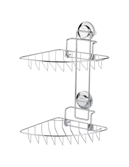Кошик для ванної кімнати Aquatica s38 9783832 подвійний, на вакуумній присосці