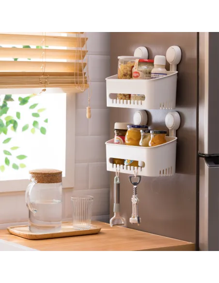 Корзина для ванной комнаты Aquatica s42 9784292 на вакуумной присоске