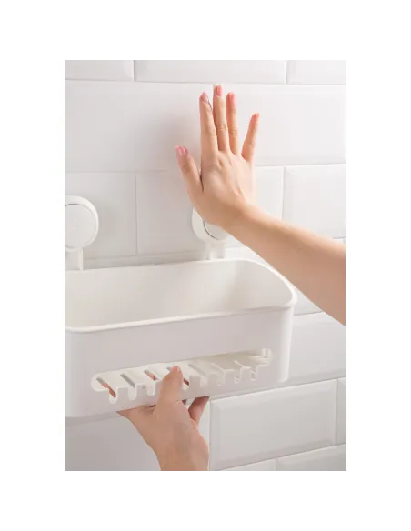 Корзина для ванной комнаты Aquatica s42 9784292 на вакуумной присоске