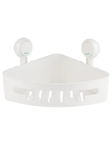 Кошик для ванної кімнати Aquatica s42 9784293 кутовий, на вакуумній присосці