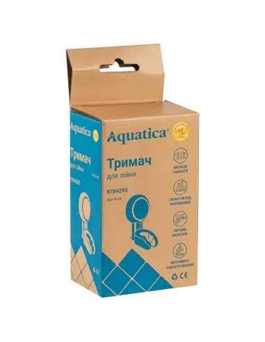 Держатель для ручного душа Aquatica s42 9784295 на вакуумной присоске