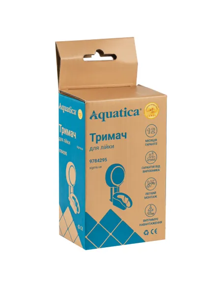 Тримач для ручного душу Aquatica s42 9784295 на вакуумній присосці