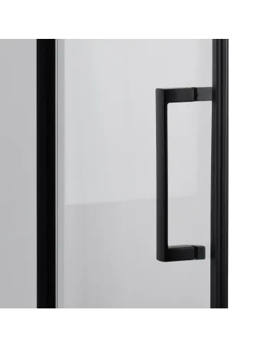 Душевая стеклянная дверь Bravo Poprad 80TB черная